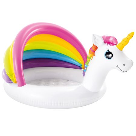 Pileta Unicornio Niños Inflable Intex