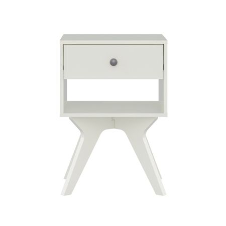 Mesa Luz cajon estante MDP MDF Minimalista Blanca Mix Match