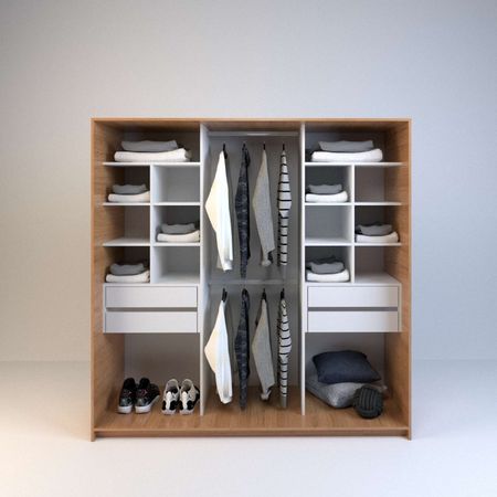 Vestidor 1,80m 4 Cajones Olmo Everest