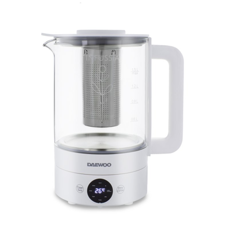 Pava Electrica Daewoo Vidrio Digital Infussia DEK-1293