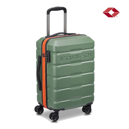 Valija Cabina Expand Securitech Citadel Delsey Rigida Verde