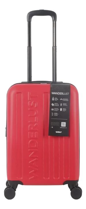 Valija Wanderlust Hard Abs 20 Pulg Expandible Rojo 41111 - Vista 10