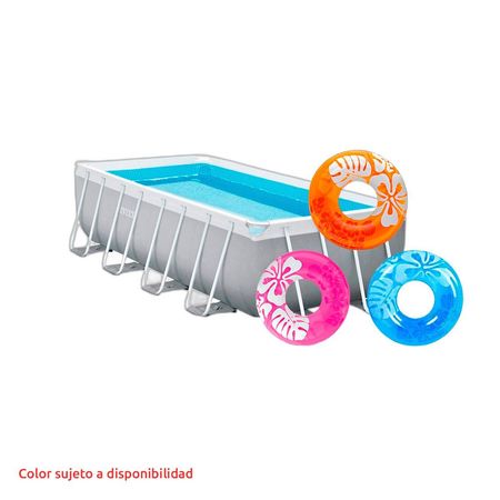 Combo Pileta Intex Prism Frame 10874L + Flotador 91cm