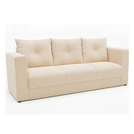 Sillon Yostin tres cuerpos Crema claro