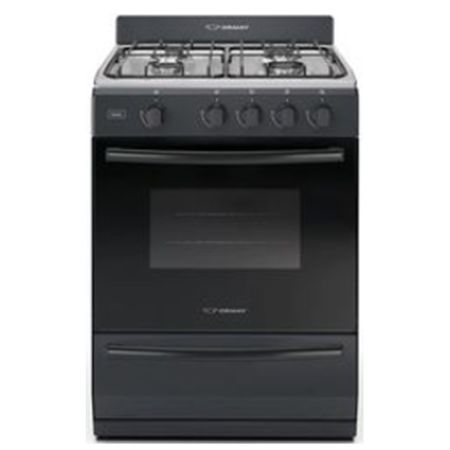 COCINA ORMAY INOX NEGRA (NUEVA) MULTIGAS PLANCHA DE ACERO - 4608237