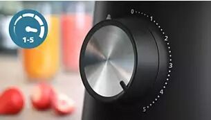 Licuadora Philips HR2262/90 Serie 3000 700w Jarra Vidrio 5 Vel - Vista 2