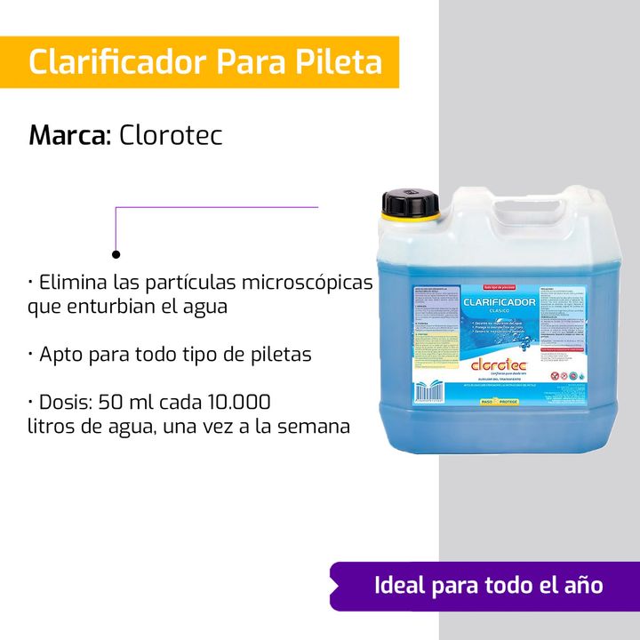 Clarificador Decantador Clásico 10 Lts Clorotec - Vista 2