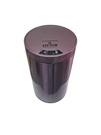 Cesto de Basura Ezego Acero Inox 12L RM60 con Sensor de Movimiento