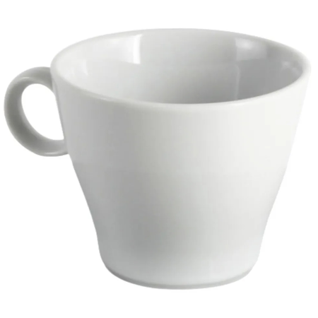 Set 6 Tazas De Té Conicas Porcelana Tsuji 1600 Blanco Taza De Té