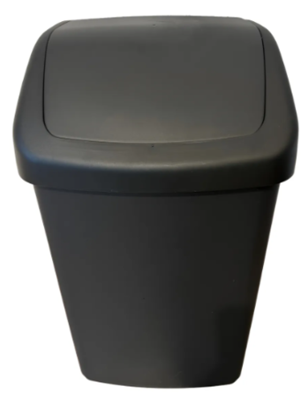 Cesto de residuo alto con tapa vaivén 50 lts