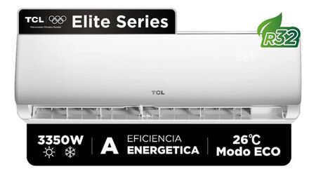 Aire Acondicionado TCL Elite On/Off 3350W Frío Calor R32 Blanco