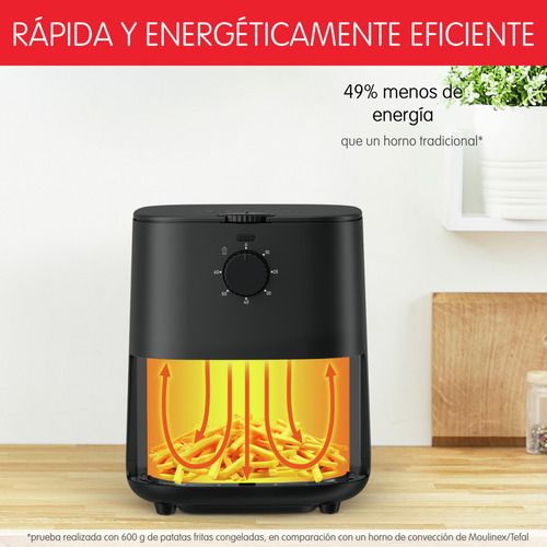 Freidora De Aire Moulinex Easy Fry Essential 3.5 L Negro Negro - Vista 3