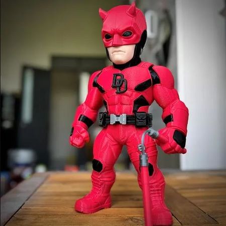 FIGURA 3D DECORATIVA COLECCIONABLE -CHIBI FAN ART- DAREDEVIL (4235974)