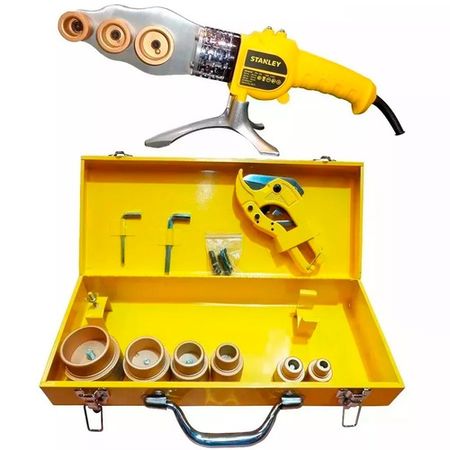 Termofusora Stanley 1500w 6 Boquillas Maletin Tijera Sxh1530