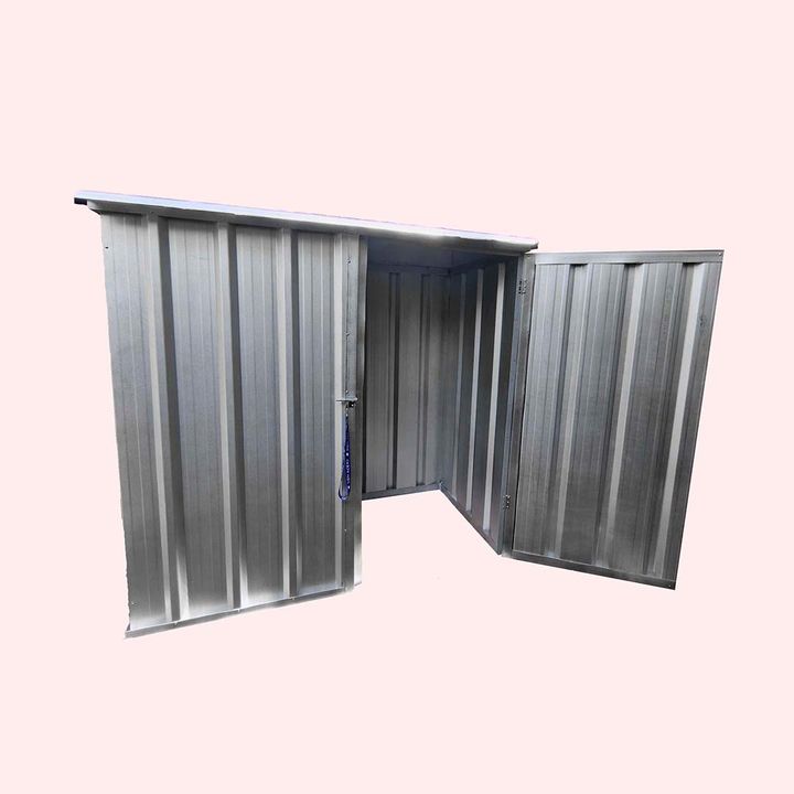 Deposito Armario Caseta Cobertizo de jardin 2x1 Techo 1 agua DON ACERO - Vista 3