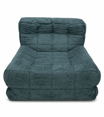 Sillón King-house Camelia Alta Densidad Compacto En Caja petroleo oscuro / Liso