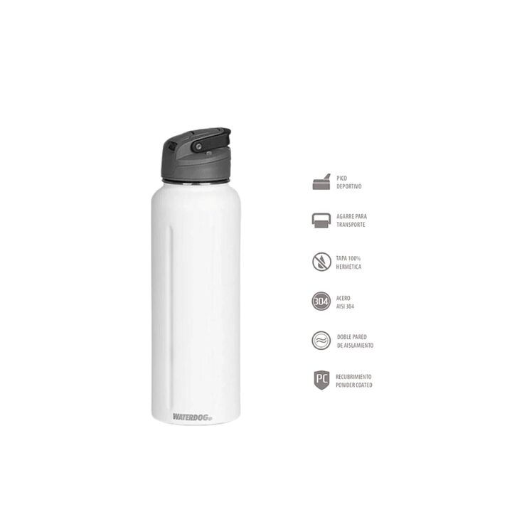 BOTELLA DEPORTIVA WATERDOG 1200CC (C:BLANCO ACUA1200WH) - Vista 3