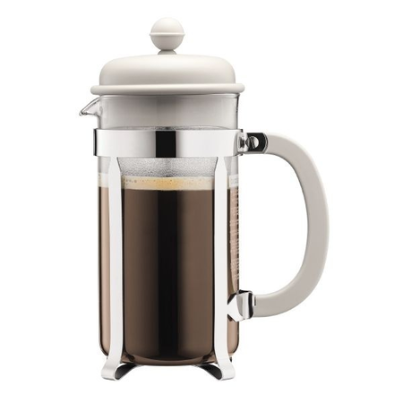 CAFETERA CAFFETTIERA 8 POCILLOS BODUM BLANCO