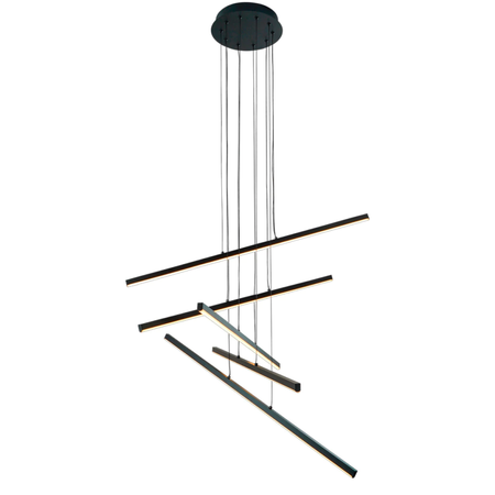 Lampara Colgante Denver 5 Luces Led 60w Moderno Deco