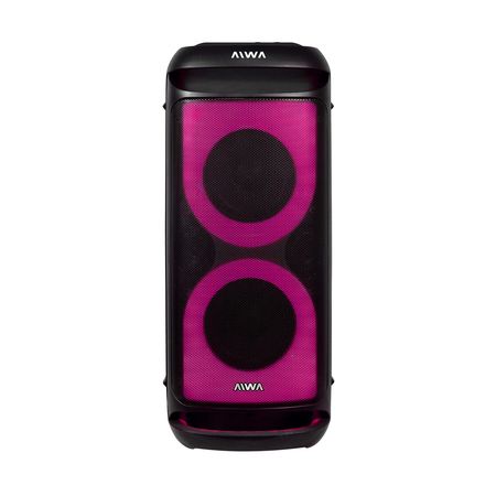 MULTIREPRODUCTOR PORTATIL AIWA (AW-T408) 14000W PMPO WOOFER 8"x2 + TWEETER 2x2.5"