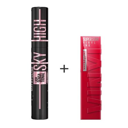 Labial Liquido Maybelline Vinyl Ink Wicked Kit Cosmic Black