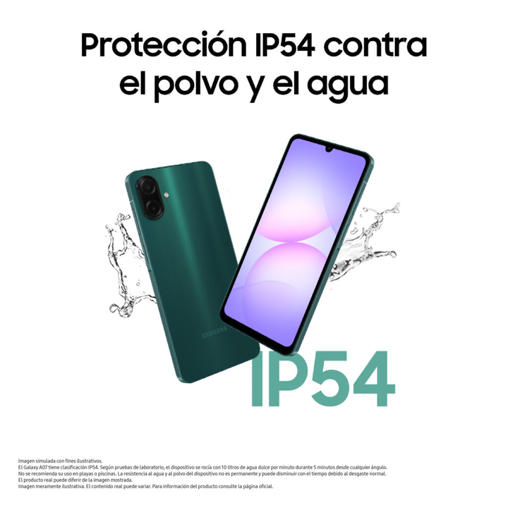 Celular Samsung Galaxy A07 64GB Black - Vista 4