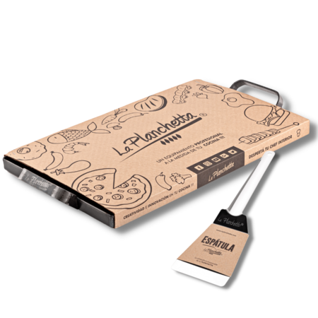 Plancheta de 2 hornallas + Espatula - La Planchetta 