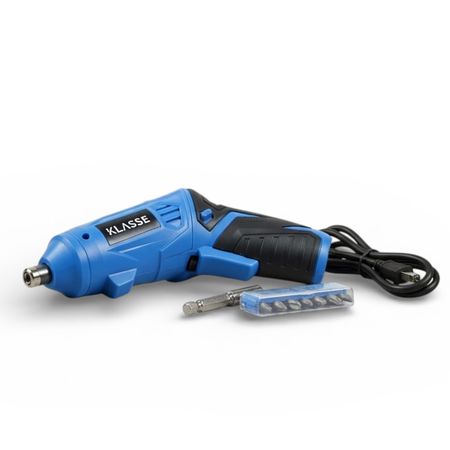 Atornillador Inalámbrico Recargable Klasse USB-C 4V 4Nm Con Luz LED Destornillador (KS7708)