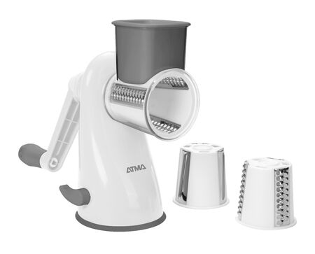 Rallador de Vegetales 3 Piezas Atma Home Blanco AARV117P