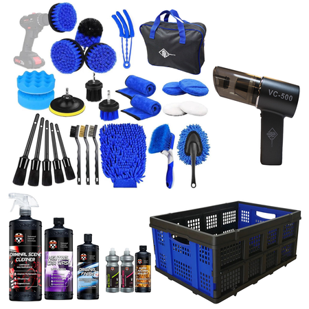 Kit Lavado Canasto Auto Moto Aspiradora Sopladora Ternnova