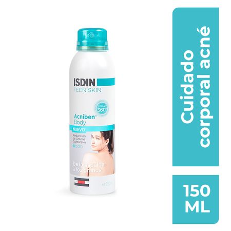 Spray Isdin Acniben Teen Skin Body Granitos 150 Ml