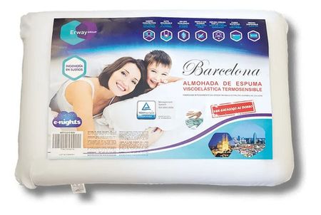 Almohada Viscoelastica  Barcelona 64x42x16 5020 Erway