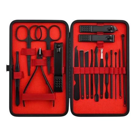 Set Manicura Pedicura Estuche 18 Piezas Portatil