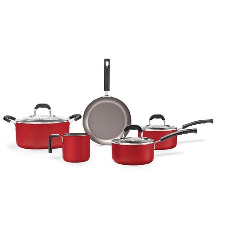 Juego de Ollas Brinox Saffron Rojo 8 Piezas LBRIN00244