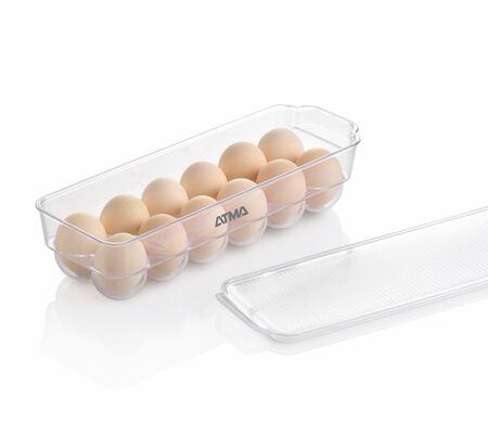 Contenedor con Tapa para Huevos Atma Home OACHT116P