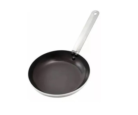 Sarten Profesional Teflon Guadix 35 Cm Mango Acero Inox  Plateado