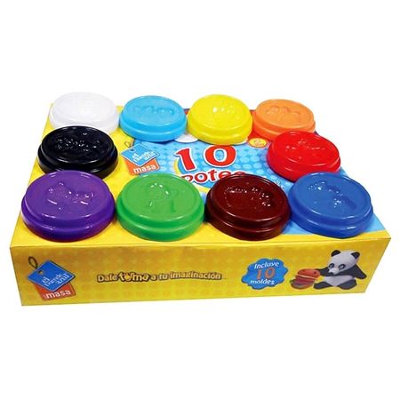 Set x 10 potes de masas (6051) 