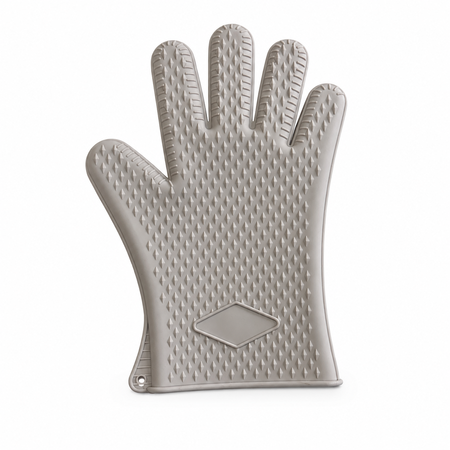 Manopla De Silicona Aislante Para Horno Beige
