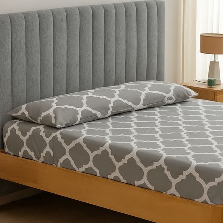 Juego de sabanas estampado 2 plazas y media 140x190