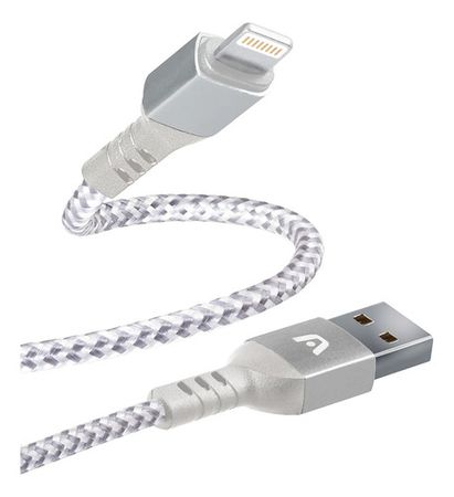 Cable ArgomTech Lightning USB Blanco 1.8m