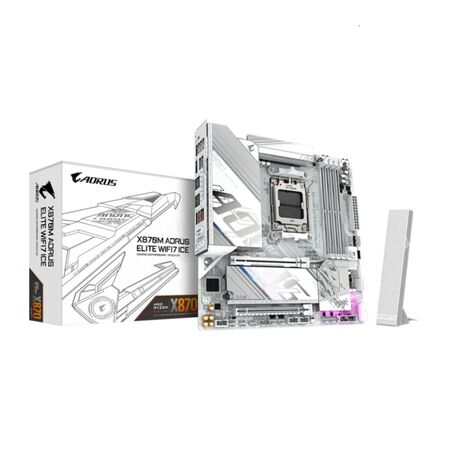 Mother Gigabyte X870M A ELITE WF7 ICE DDR5 AM5 (Serie 7000/8000/9000)