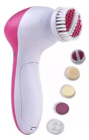 Cepillo Facial Masajeador Exfoliante Limpieza 5 En 1 A Pilas
