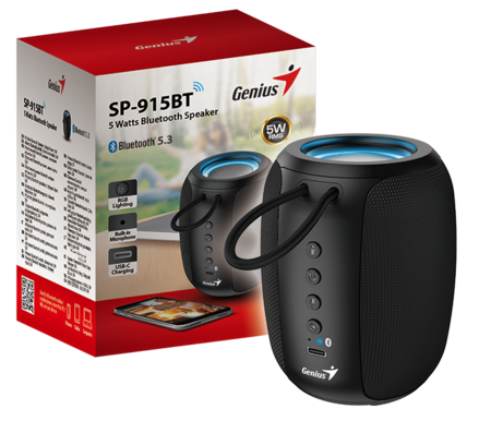 Parlantes Genius Sp-915 Bluethooth Negro