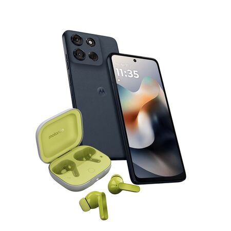 Combo Moto G56 5G 8+256GB Black Oyster + Moto Buds Guitar Green Banana
