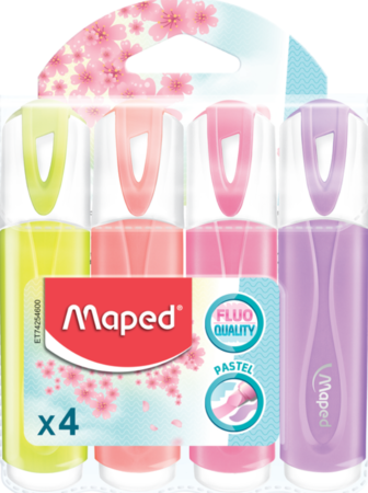 Marcador Maped Classic Pastel Bolsa Carton X 4 Uni