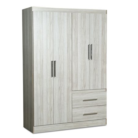 Placard Ropero Marfil 4 Puertas 2 Cajones Reforzado Maximo Fortaleza