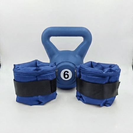 Pesa Rusa 6 Kg + Par de Tobilleras 2 Kg