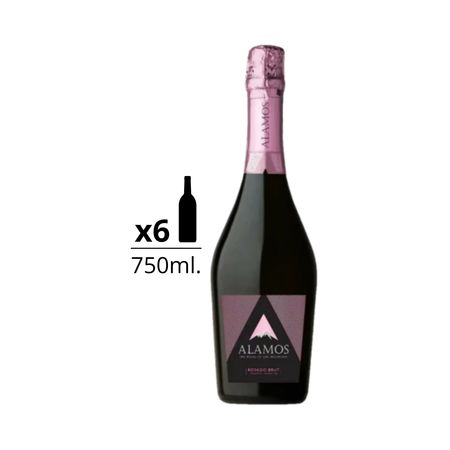 Espumante Alamos Brut Rose Caja x 6