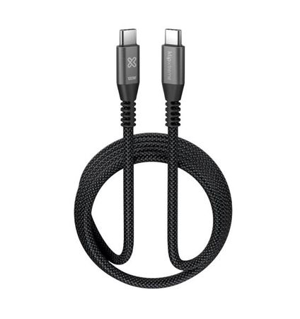 CABLE KLIPXTREME KX POWER GO 550 KX USB-C cable 100W 480mbps 6ft/3m BRAIDED (KAC-550-10FT)