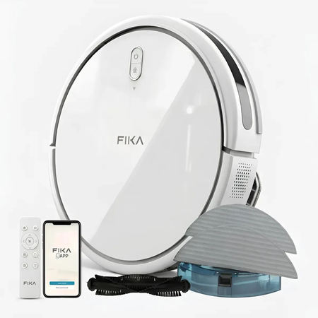 Aspiradora Robot Trapeadora Nexos Giroscópica  App Wifi  Fika